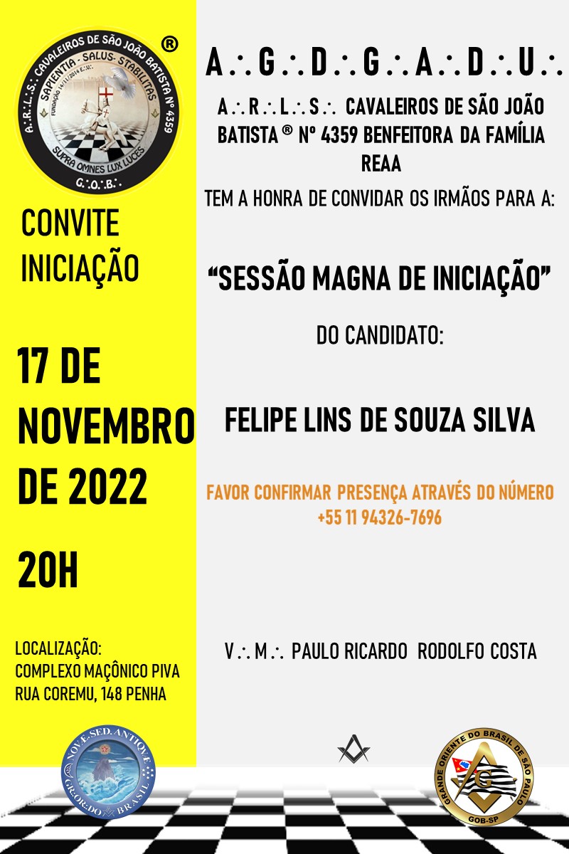 Sessão Magna de Iniciação