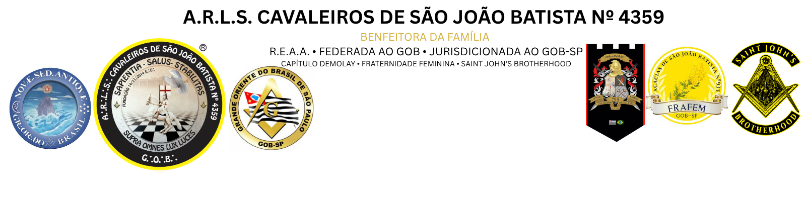 ARLS Cavaleiros de São João Batista – 4359 – Benfeitora da Família