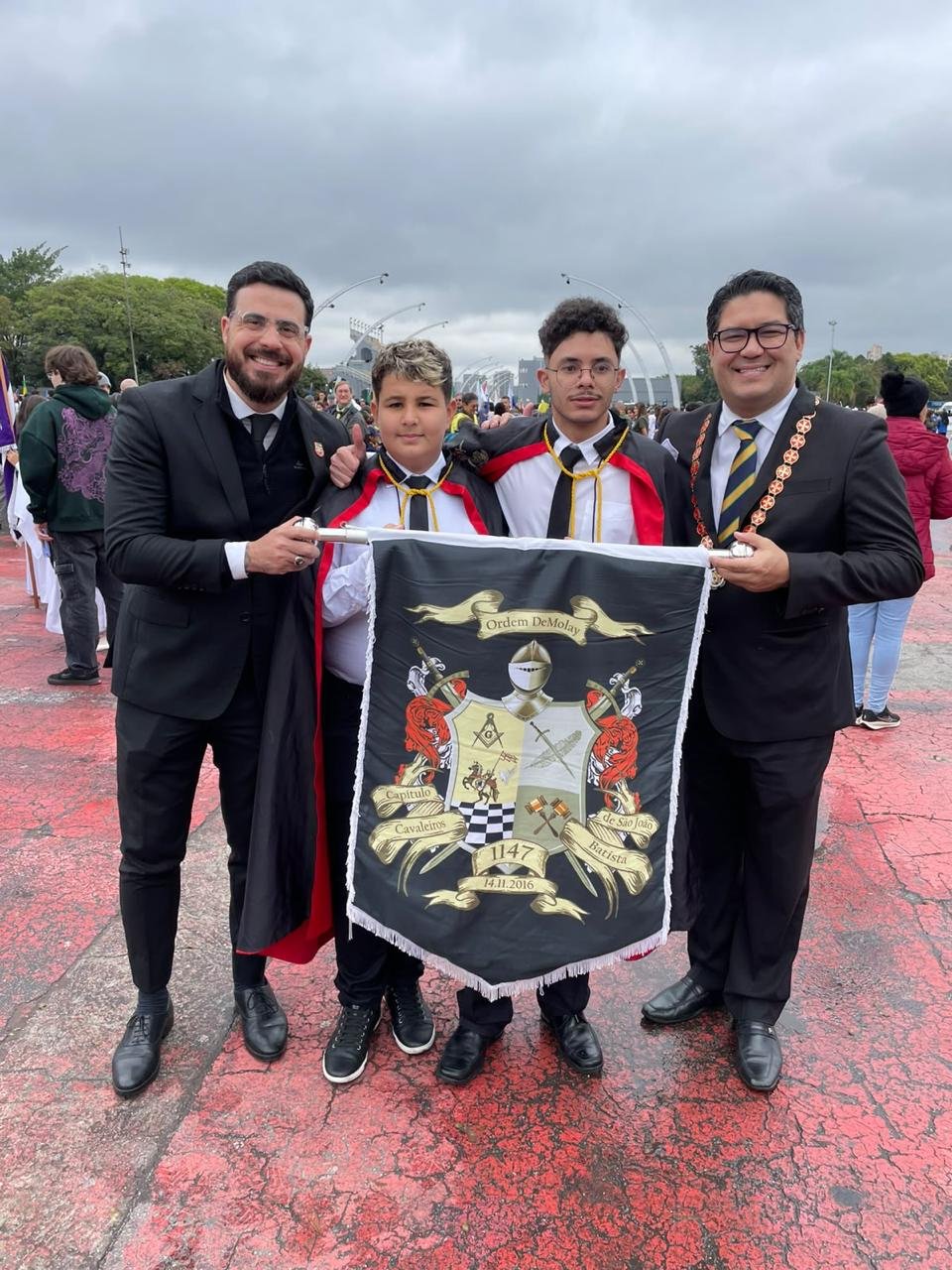 Capítulo DeMolay Cavaleiros de São João Batista N° 1.147 Brilha no Desfile de 7 de Setembro